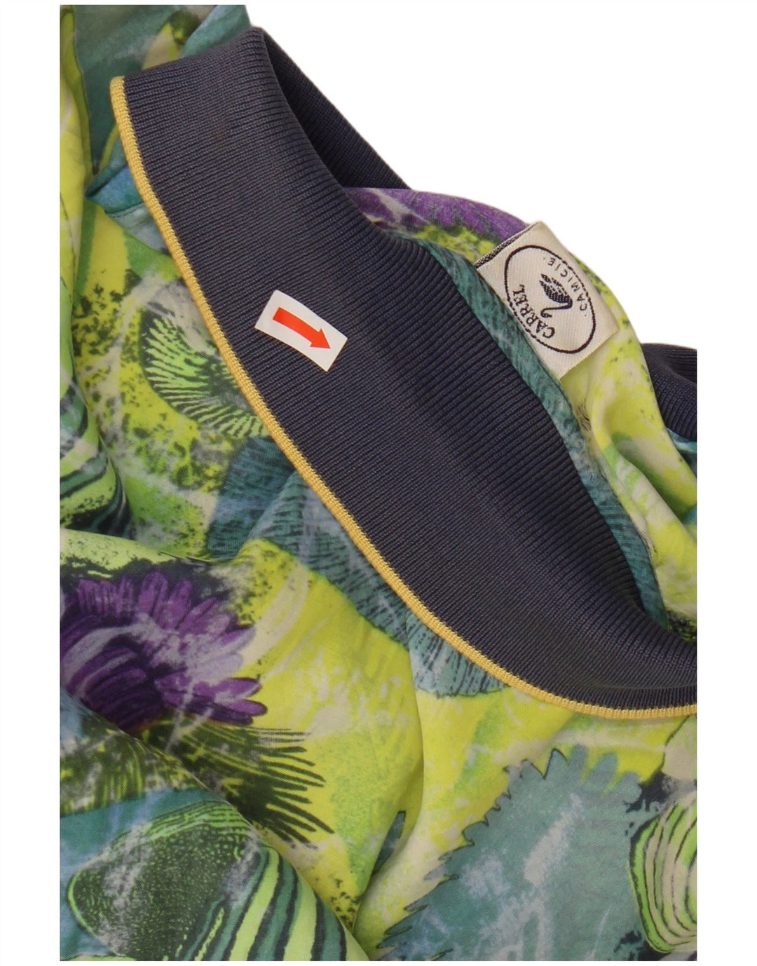 CARREL Ανδρικό πουκάμισο με κοντό μανίκι αφηρημένο σχέδιο, μικρό πολύχρωμο