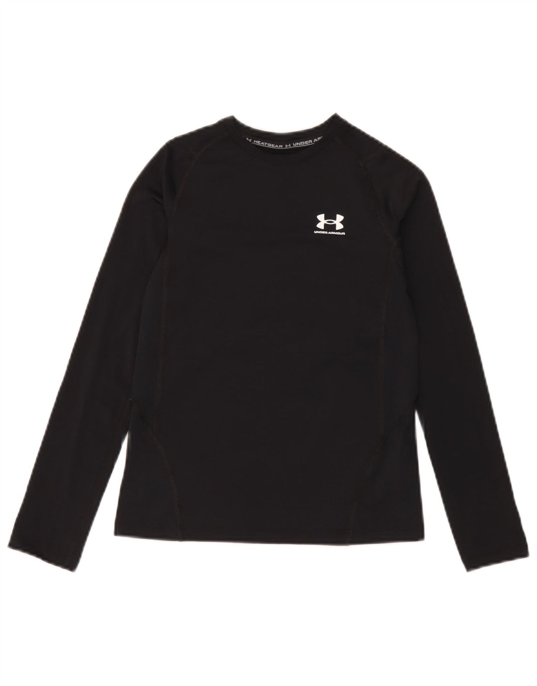 Under Armour Boys Heat Gear Top Μακρύ μανίκι 9-10 ετών Μεσαίο Μαύρο