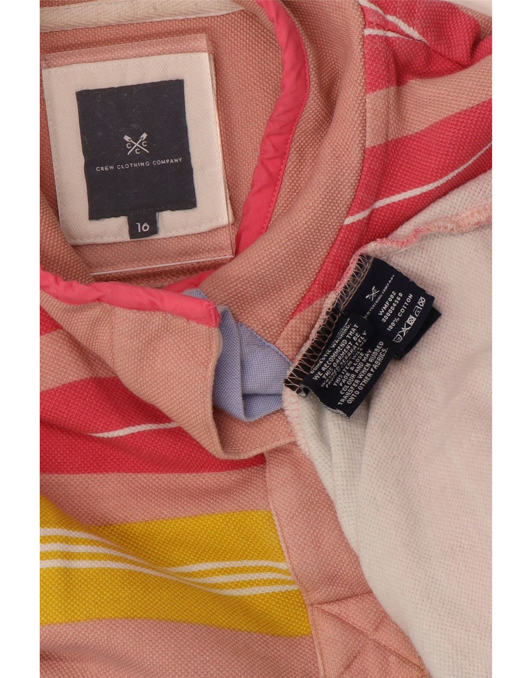 CREW CLOTHING Γυναικεία φούτερ Jumper UK 16 Μεγάλη πολύχρωμη ριγέ