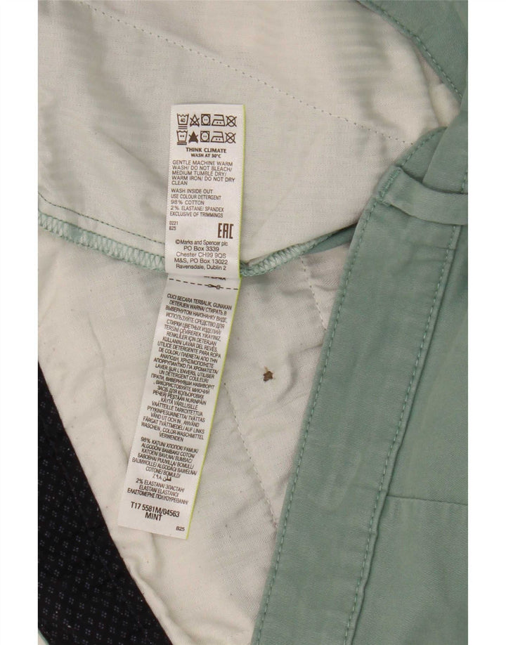 Ανδρικό σορτς Chino Marks & Spencer W34 Μεγάλο πράσινο βαμβακερό