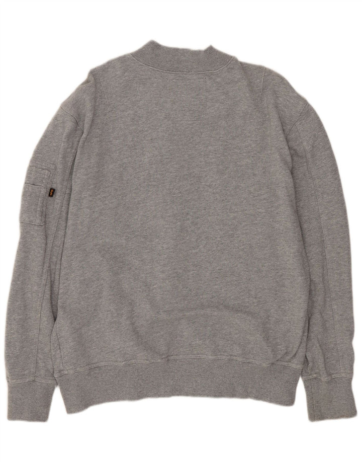 Ανδρική αθλητική φόρμα ALPHA INDUSTRIES Μπουφάν μεσαίου γκρι