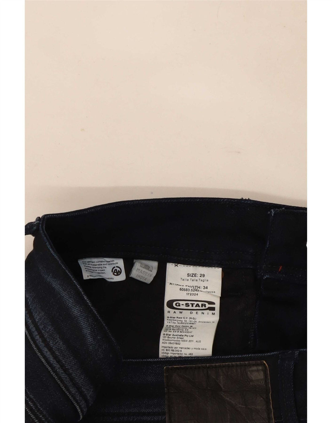 G-Star Γυναικείο Slim Jeans W29 L34 Navy Blue Cotton
