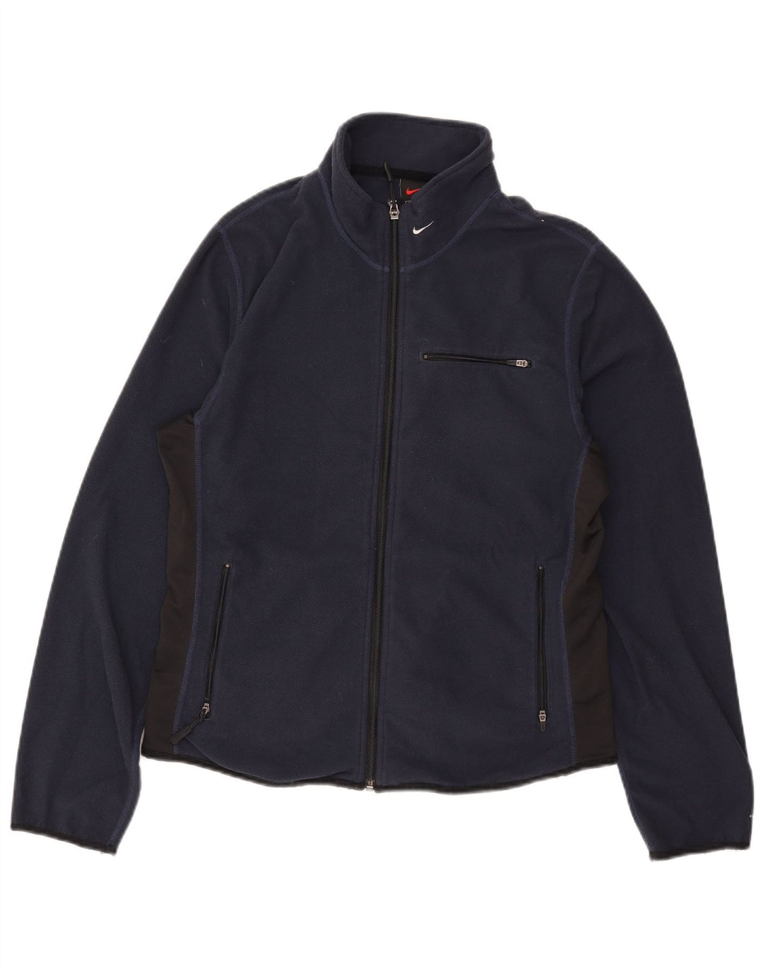 Nike Γυναικείο Fleece Jacket US 12/14 Μεγάλο μπλε ναυτικό χρώμα πολυεστέρα