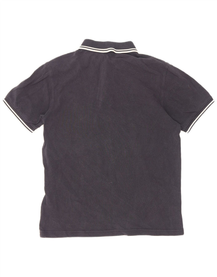 Fred Perry Ανδρικό πουκάμισο πόλο με μεσαίο μπλε ναυτικό βαμβακερό ριγέ