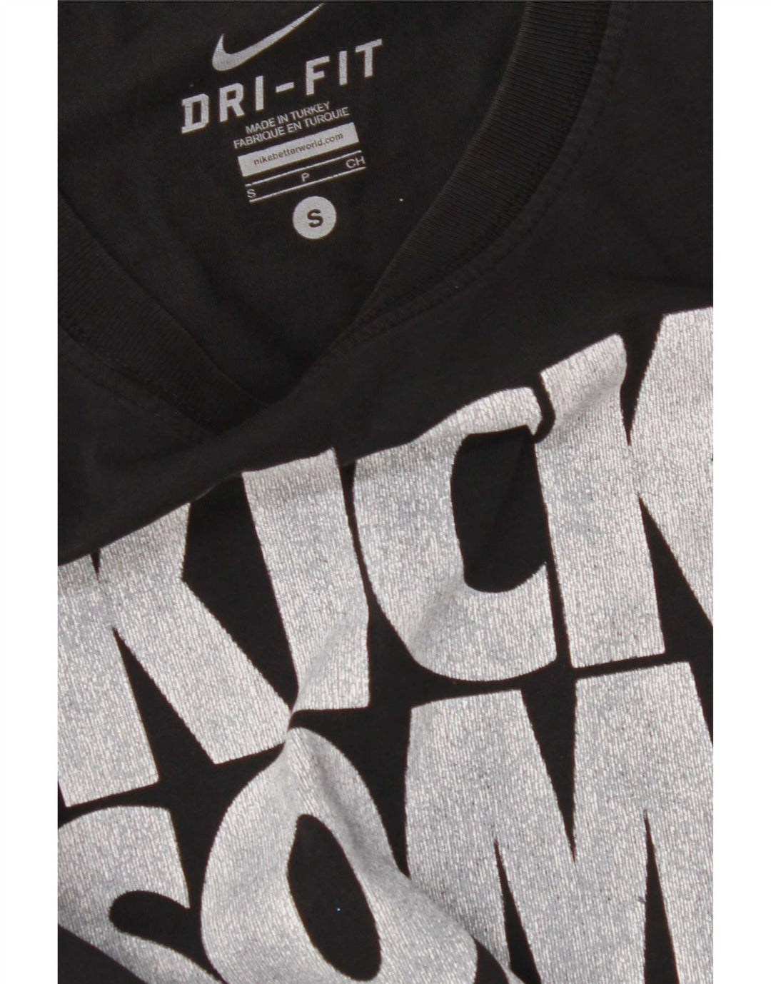 Μπλουζάκι με γραφικά Nike, ανδρικό Dri Fit, σε μαύρο χρώμα