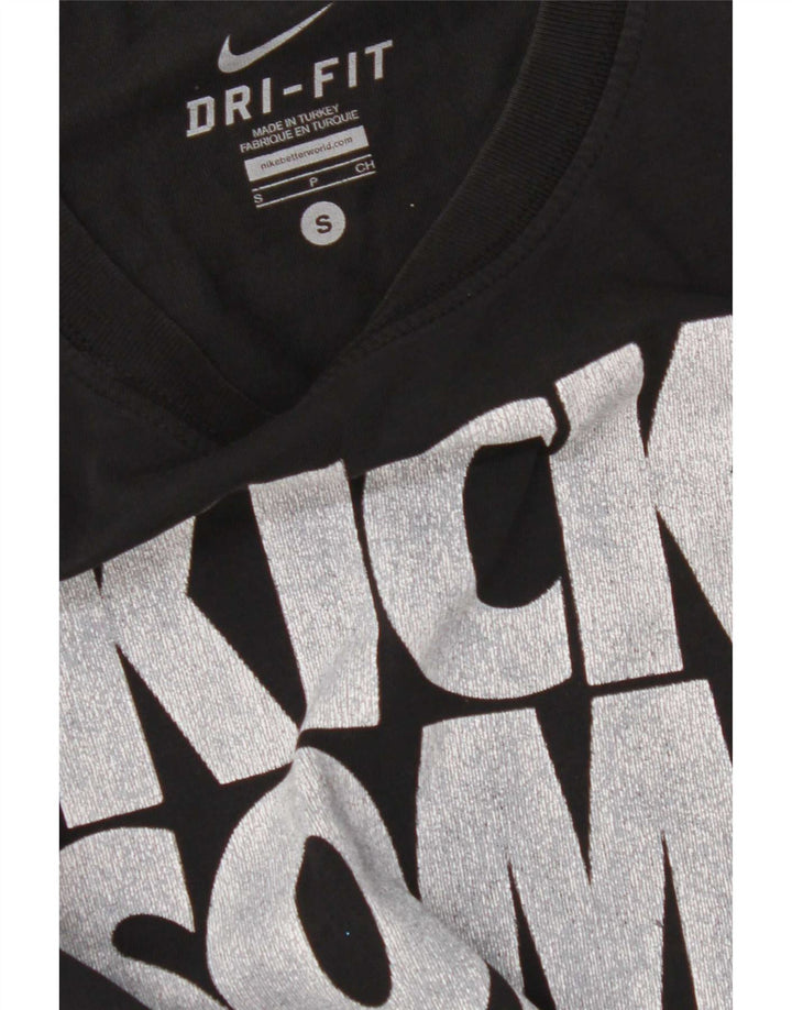 Μπλουζάκι με γραφικά Nike, ανδρικό Dri Fit, σε μαύρο χρώμα