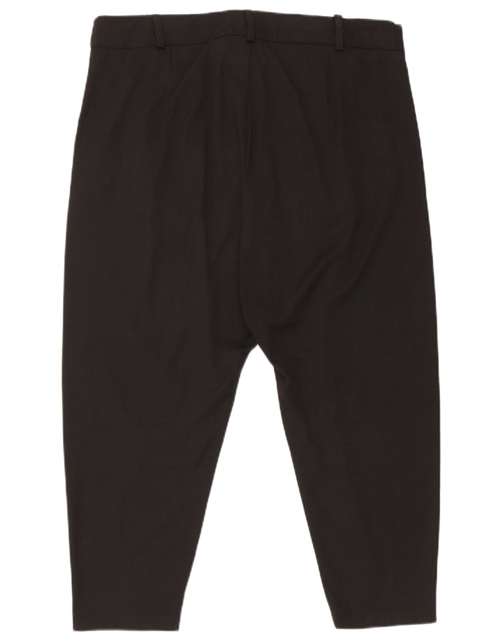 Zara Γυναικείο παντελόνι με καβάλο Capri XL W36 L19 Μαύρο πολυεστέρα