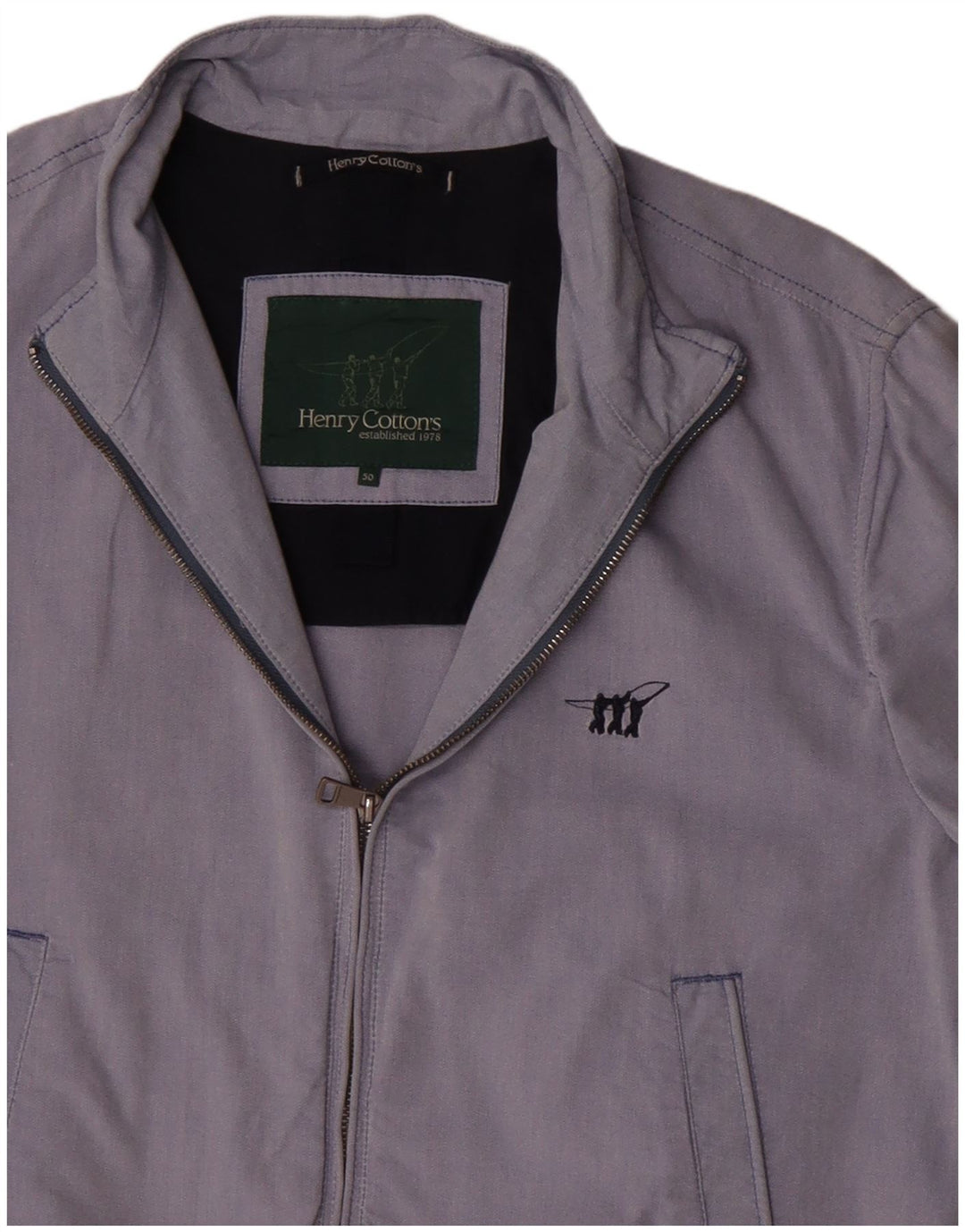 Ανδρικό μπουφάν Henry Cottons Bomber IT 50 Large Purple Cotton