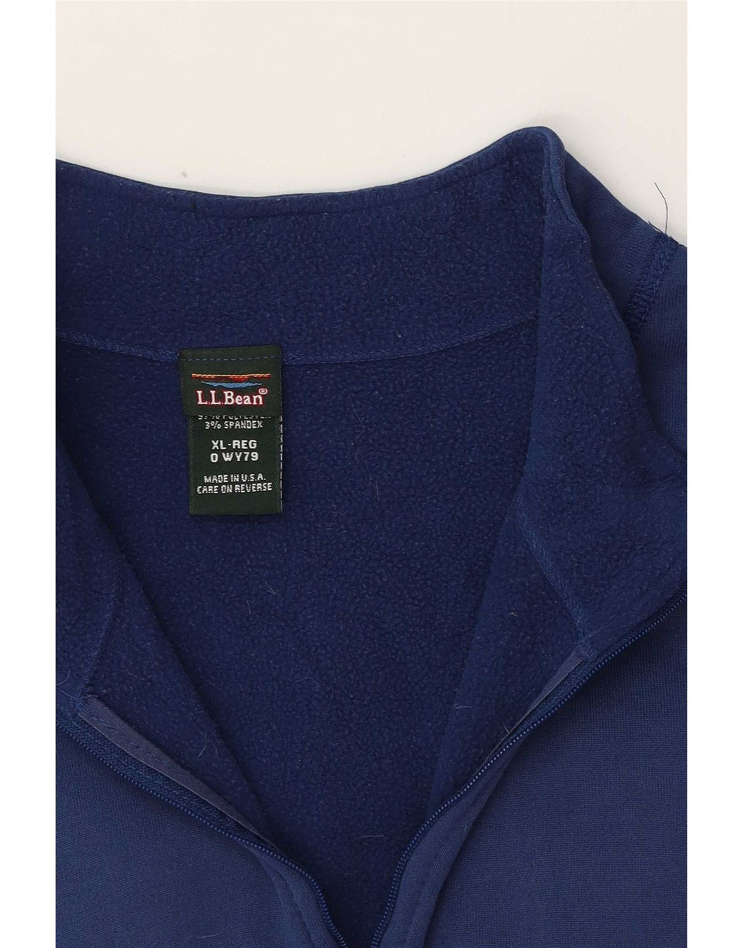 Ανδρικό φούτερ με φερμουάρ L.L.Bean Jumper XL Blue Polyester