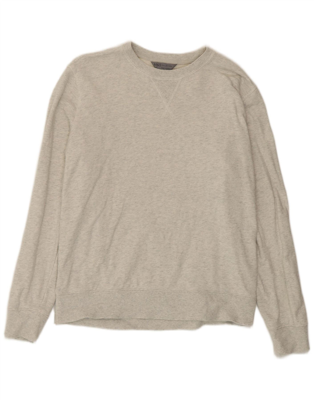 Ανδρική φούτερ Marks & Spencer Jumper Μεσαίο γκρι βαμβακερό