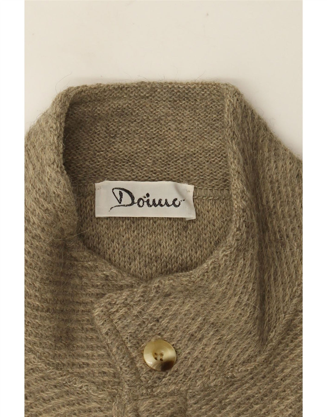Ανδρικό πουλόβερ με ζακέτα VINTAGE Medium Beige