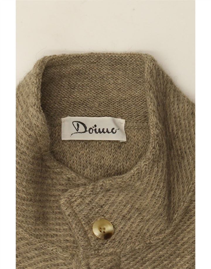 Ανδρικό πουλόβερ με ζακέτα VINTAGE Medium Beige