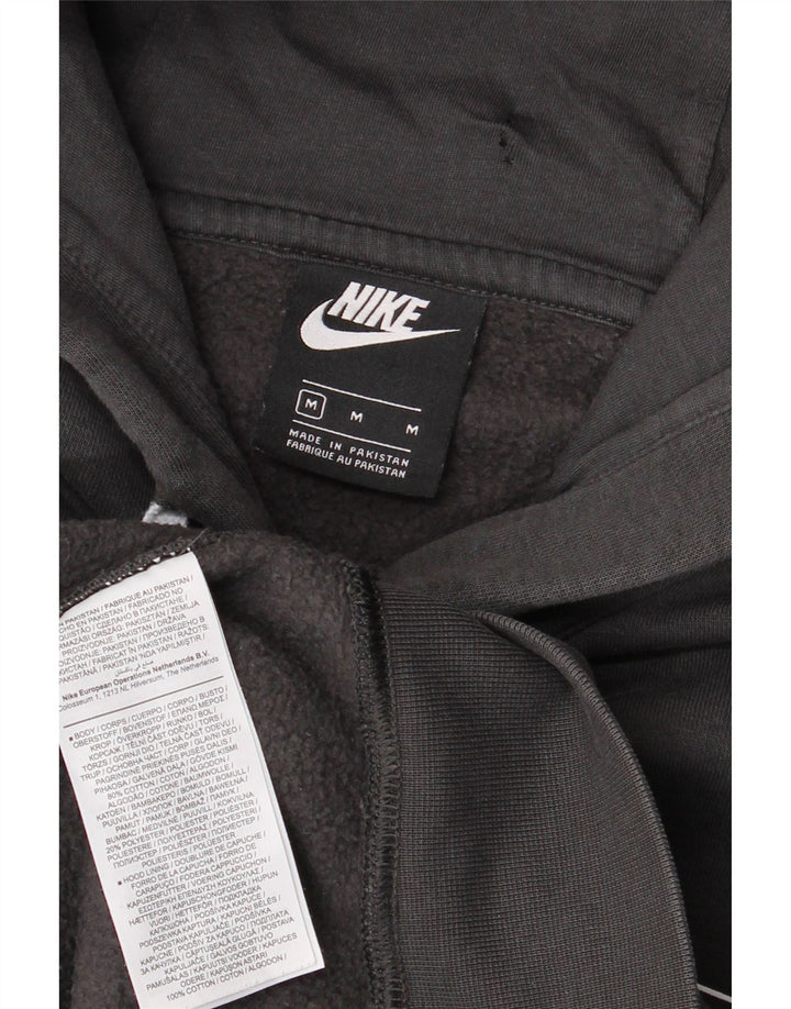 Ανδρικά γραφικά κουκούλα Nike, μεσαίο γκρι βαμβακερό