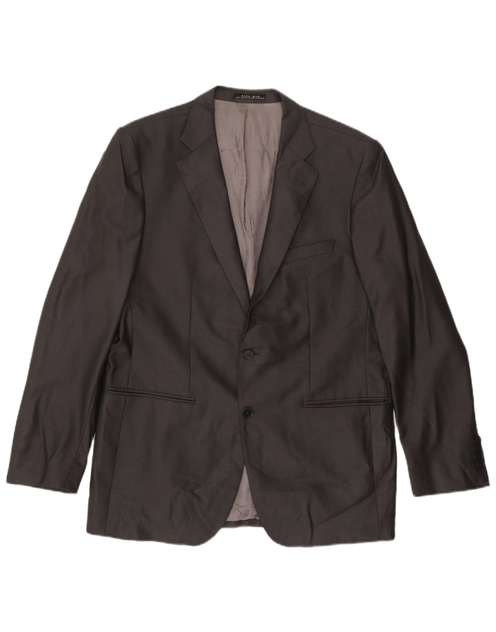 ZARA Ανδρικό σακάκι μπλέιζερ με 2 κουμπιά EU 54 XL Γκρι