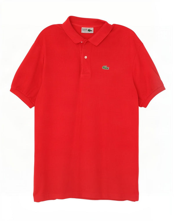Ανδρικό πουκάμισο πόλο Lacoste Νούμερο 7 2XL Κόκκινο βαμβακερό