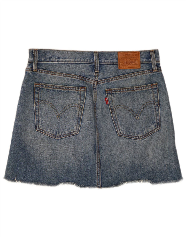 Γυναικεία Τζιν Φούστα Levi's W27 Μικρή Μπλε Βαμβακερή