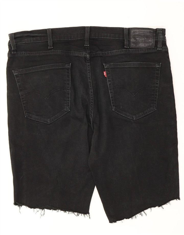 Ανδρικό τζιν σορτς Levi's 511 W38 XL μαύρο βαμβακερό