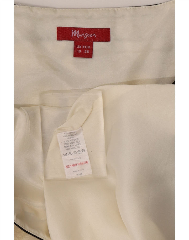 Γυναικείο Αμάνικο φόρεμα MONSOON UK 10 Small Black Geometric Len