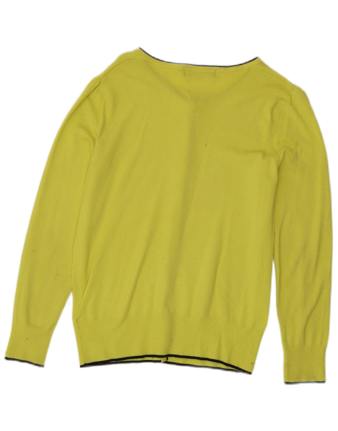 Marks & Spencer Γυναικεία ζακέτα πουλόβερ UK 10 Small Yellow Viscose