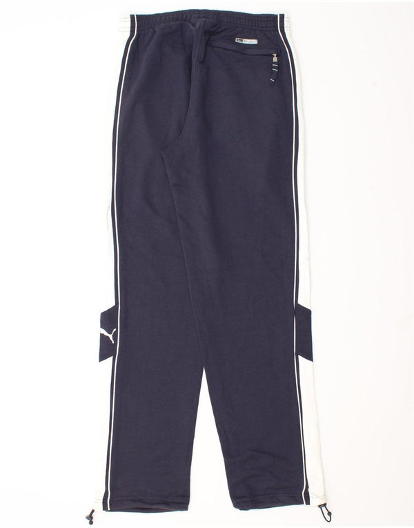Ανδρική αθλητική φόρμα Puma Παντελόνι Small Blue Navy Colourblock Βαμβακερό