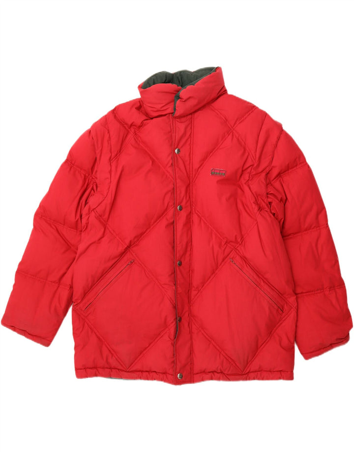 Γυναικείο μπουφάν DIADORA Loose Fit με αναστρέψιμη επένδυση UK 16 μεγάλο κόκκινο