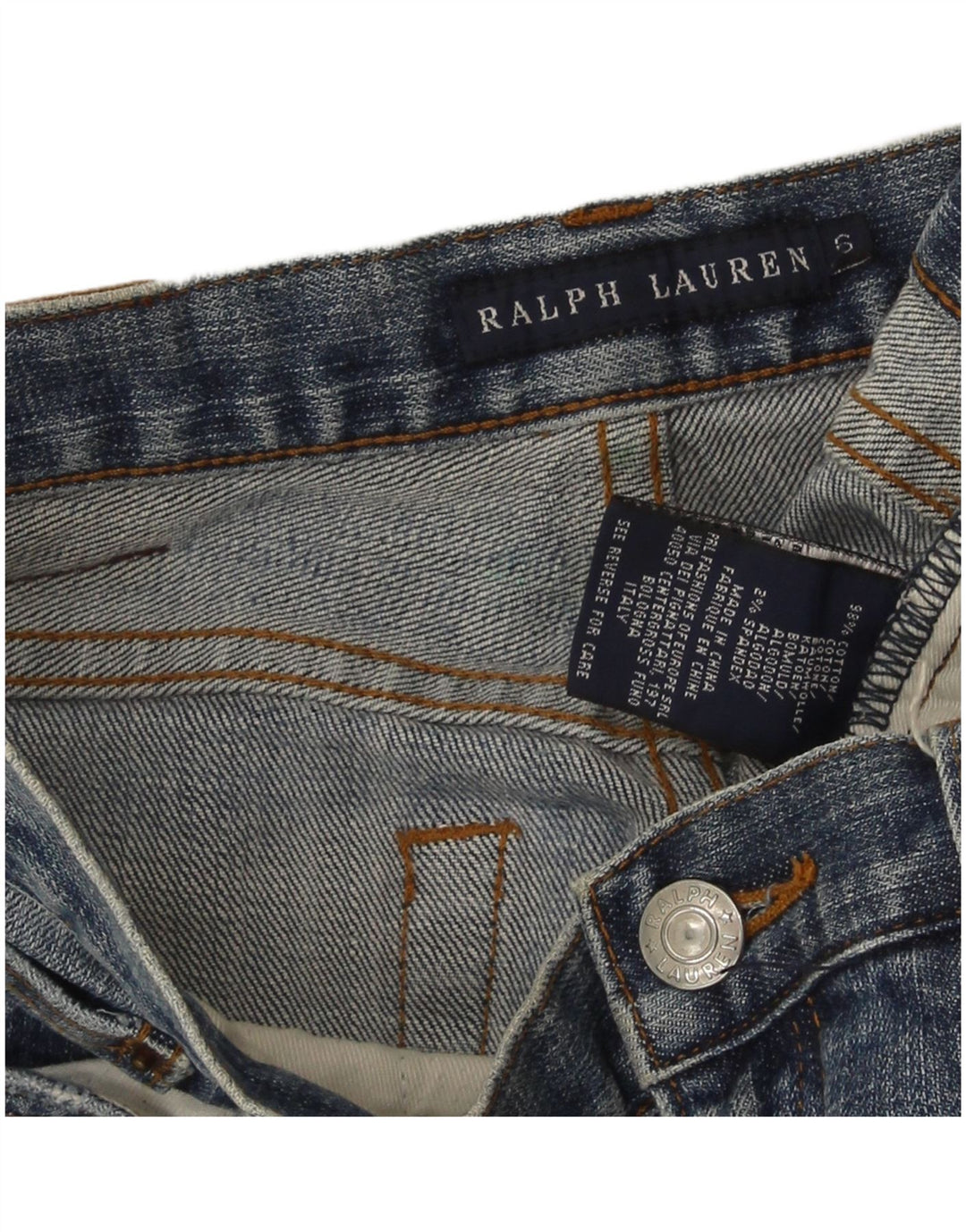 Γυναικείο τζιν μποτάκι Ralph Lauren US 6 Medium W30 L30 Μπλε βαμβακερό