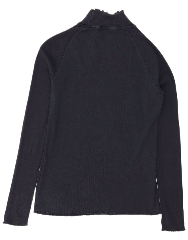 Γυναικείο τοπ TOMMY HILFIGER Μακρυμάνικο UK 12 Medium Navy Blue