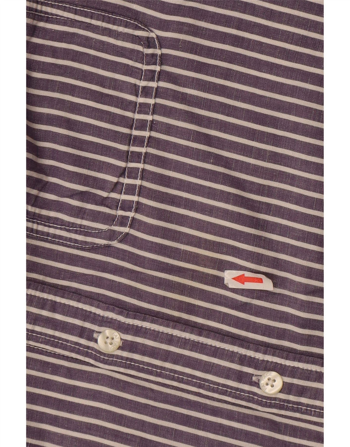 Ανδρικό πουκάμισο Fat Face XL Navy Blue ριγέ βαμβακερό