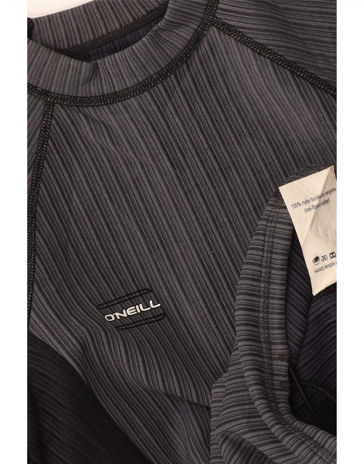 O'Neill γυναικείο τοπ μακρυμάνικο UK 14 Large Grey Colourblock Nylon