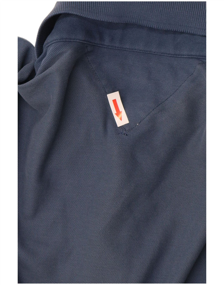 TOMMY HILFIGER Ανδρικό πουκάμισο Polo Slim Fit μεγάλο μπλε βαμβακερό