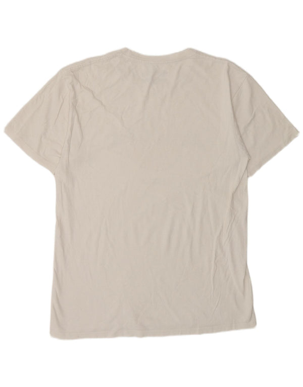 HARD ROCK CAFE Mens Venice Graphic T-Shirt Top Large White Cotton