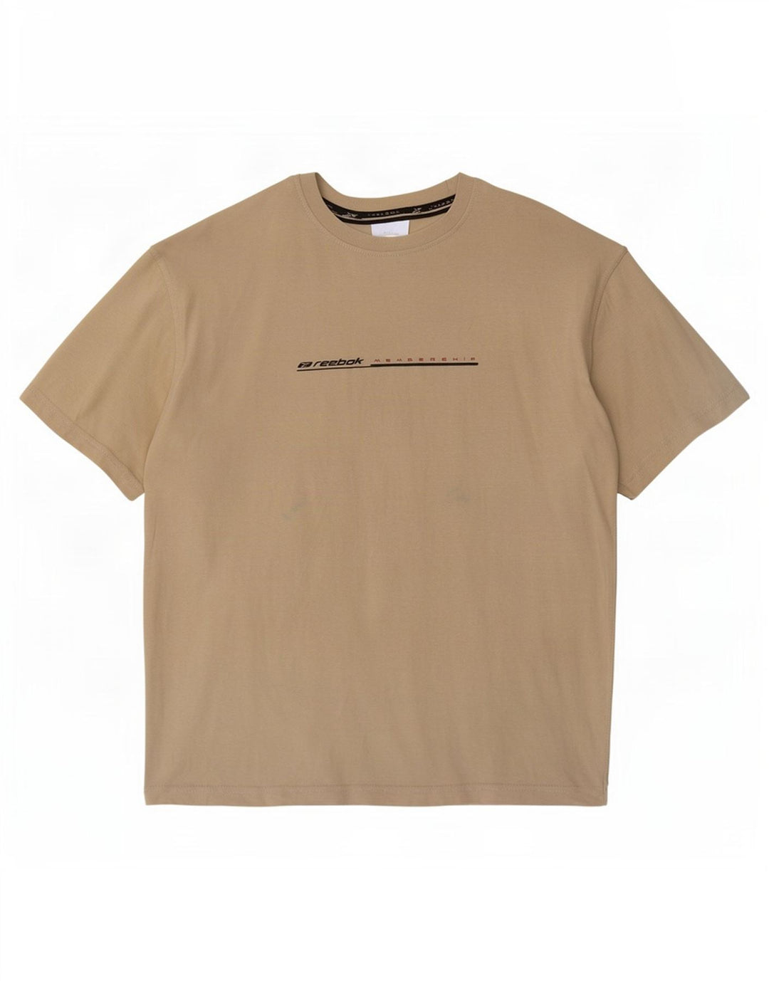 Ανδρικό γραφικό T-Shirt Reebok Top Μεσαίο μπεζ βαμβακερό