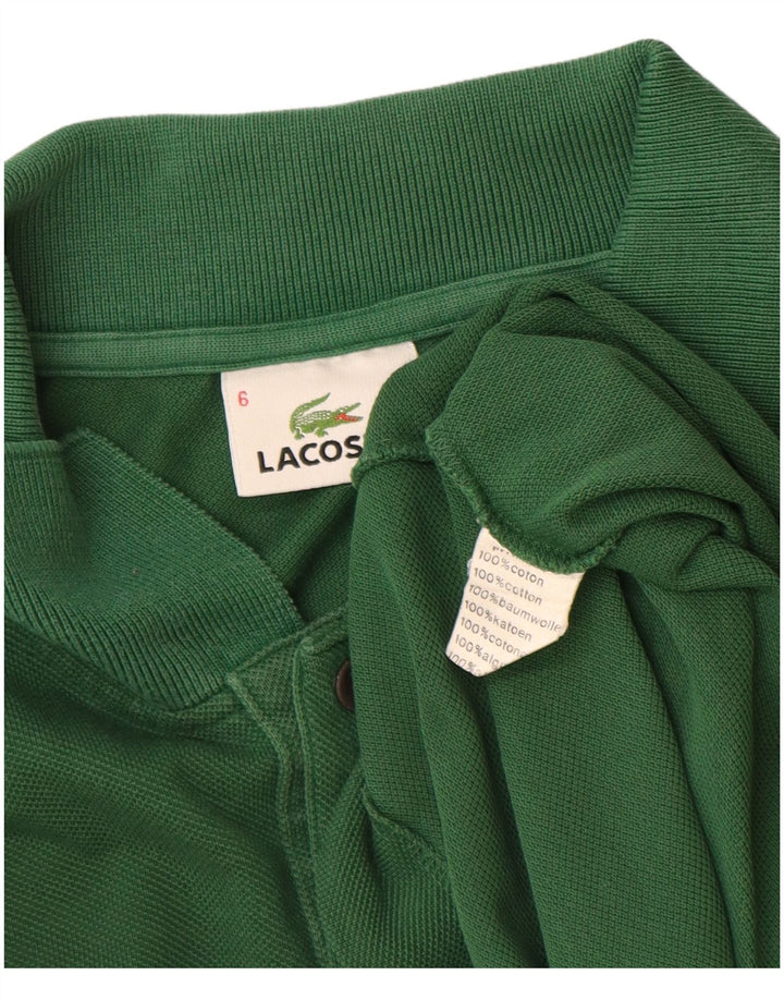 Ανδρικό μπλουζάκι πόλο LACOSTE 6 XL Πράσινο βαμβακερό