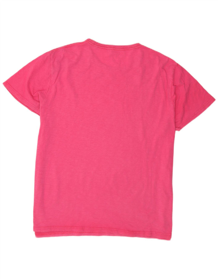 Joules Ανδρικό T-Shirt Top 2XL Ροζ Βαμβακερό