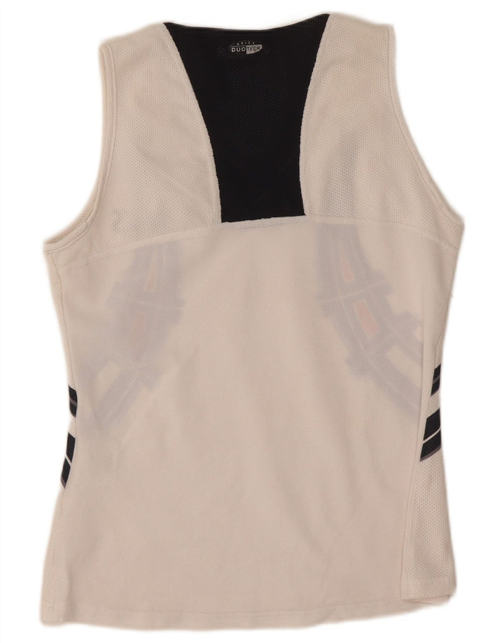 Γυναικείο γραφικό γιλέκο Asics Top UK 10 Small White Polyester