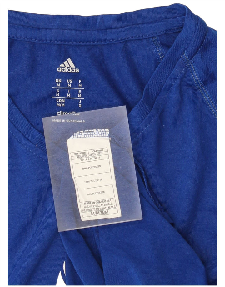 Adidas Boys Climalite Graphic Μακρυμάνικο 13-14 ετών Μεσαίο Μπλε