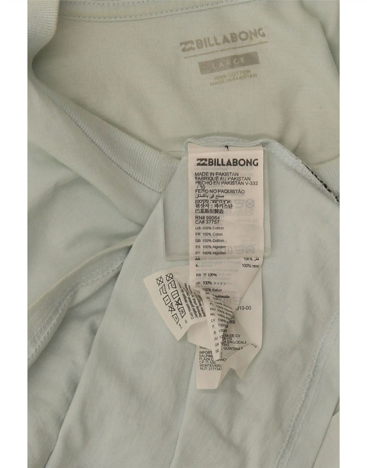 Ανδρικό T-Shirt Billabong Top μεγάλο μπλε βαμβακερό