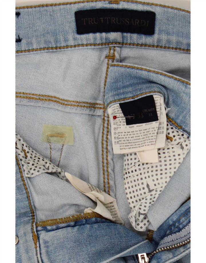 Ανδρικό τζιν Trussardi Slim W31 L35 Μπλε βαμβακερό