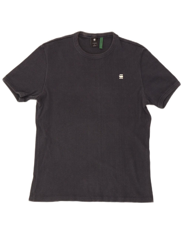 Ανδρικό T-Shirt G-Star Top μεγάλο μαύρο βαμβακερό