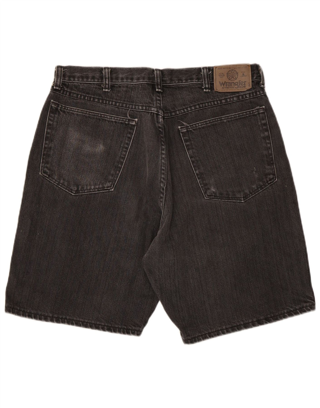 WRANGLER Mens Denim Shorts W32 Medium Grey