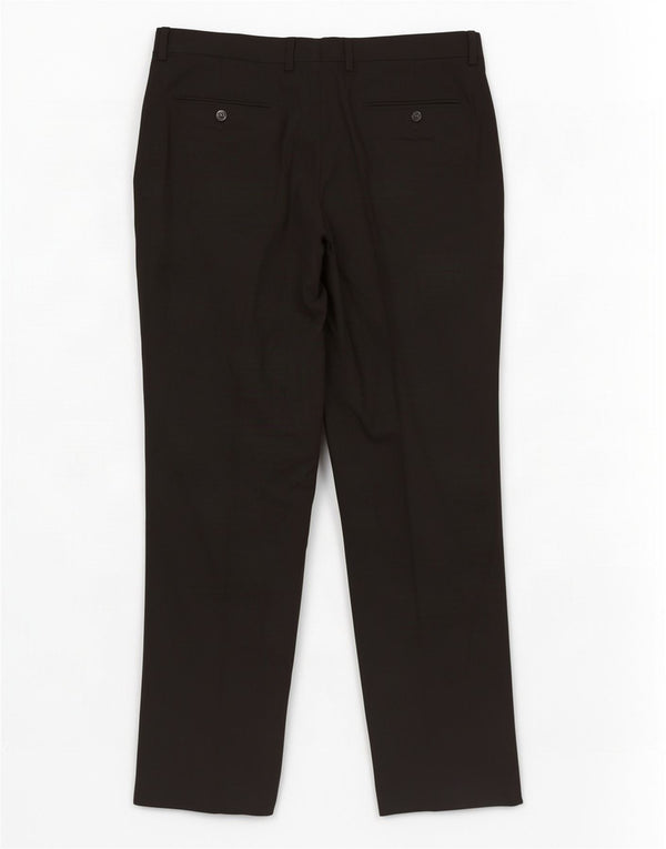 Zara Γυναικείο ίσιο παντελόνι EU 40 Medium W31 L29 Μαύρο Πολυεστέρας