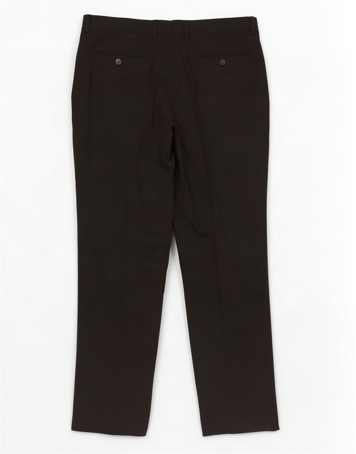 Zara Γυναικείο ίσιο παντελόνι EU 40 Medium W31 L29 Μαύρο Πολυεστέρας