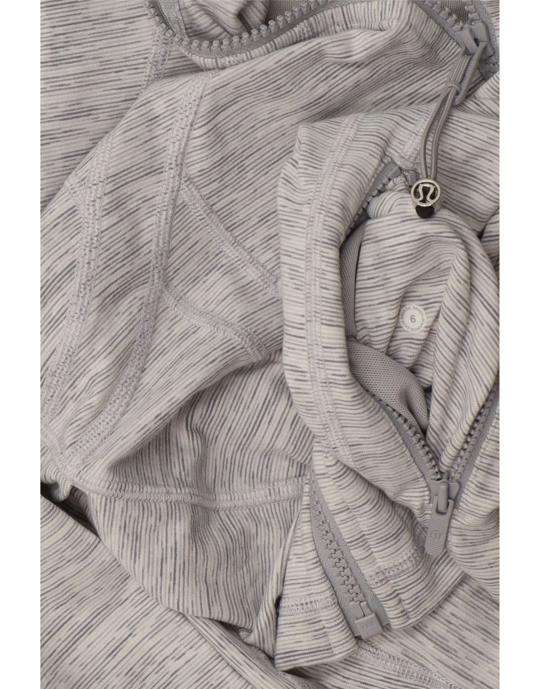 Γυναικεία αθλητική φόρμα Lululemon Top Jacket US 6 Medium Grey Flecked