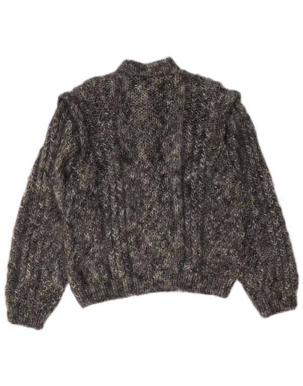 Γυναικείο πουλόβερ με ζακέτα VINTAGE UK 16 Large Grey