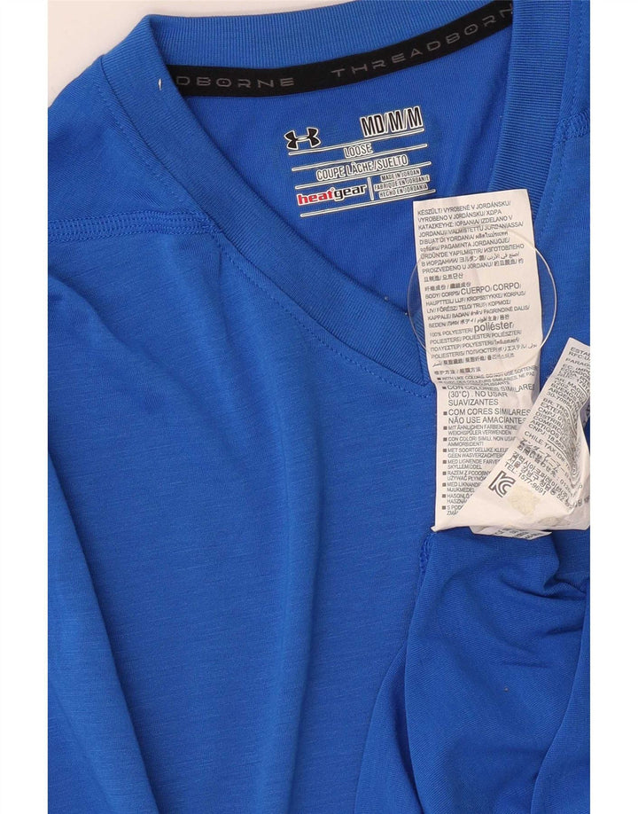 Ανδρικό μπλουζάκι Under Armour Heat Gear Top Medium Blue Polyester