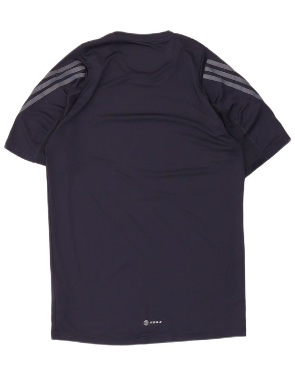 Adidas Ανδρικό T-Shirt Aeroready Top Medium Navy Blue Polyester