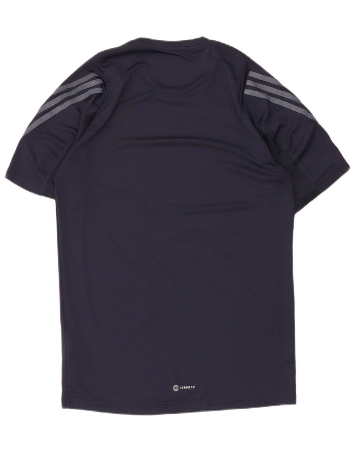 Adidas Ανδρικό T-Shirt Aeroready Top Medium Navy Blue Polyester