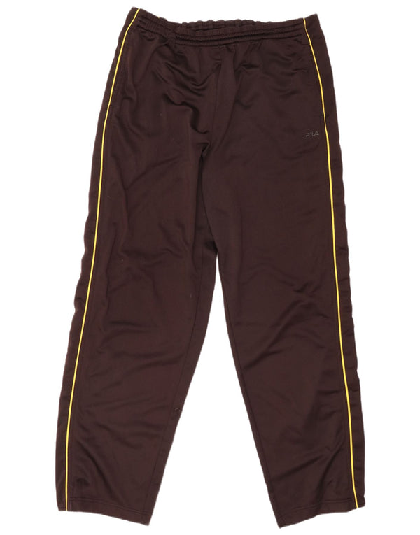FILA Mens Tracksuit Trousers XL  Black Polyester