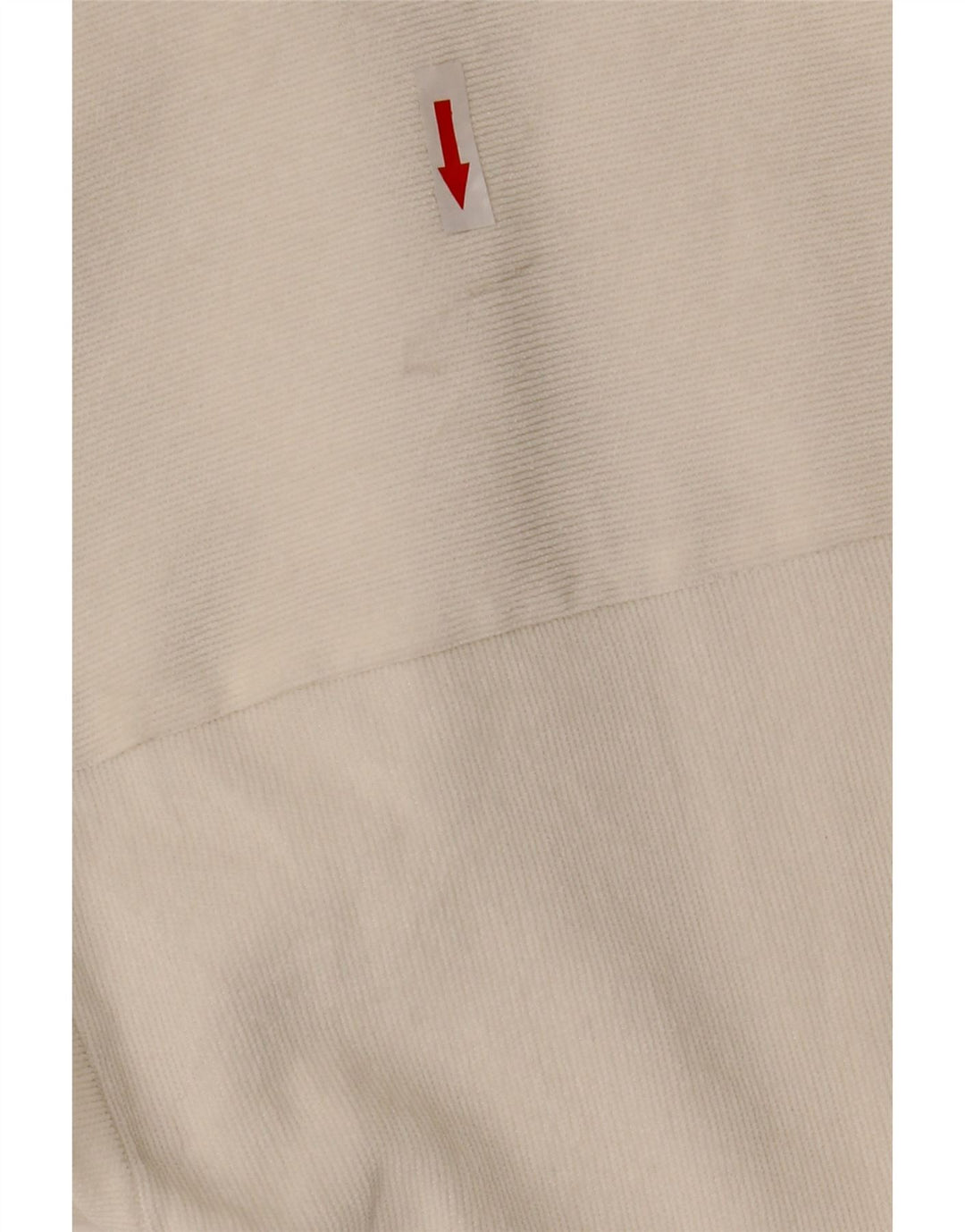 Zara Γυναικείο υπερμεγέθη κοτλέ πουκάμισο UK 10 Small White Polyester