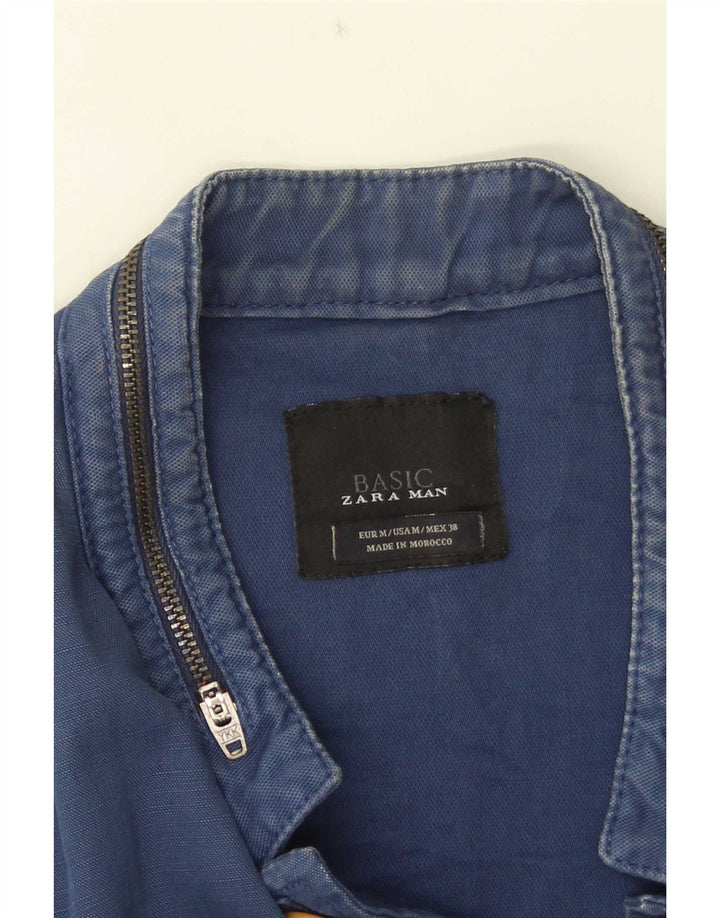 Zara Ανδρικό μπλέιζερ με 5 κουμπιά μπουφάν UK 38 Medium Navy Blue